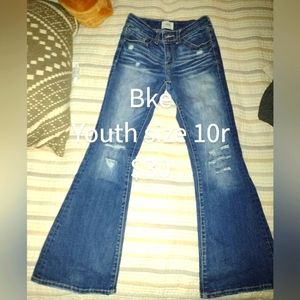 Youth size 10r flare bke jeans